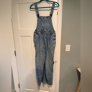 Aerie Y2K baggy wide leg overalls